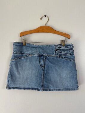 Hot Kiss Y2K Denim Mini Skirt